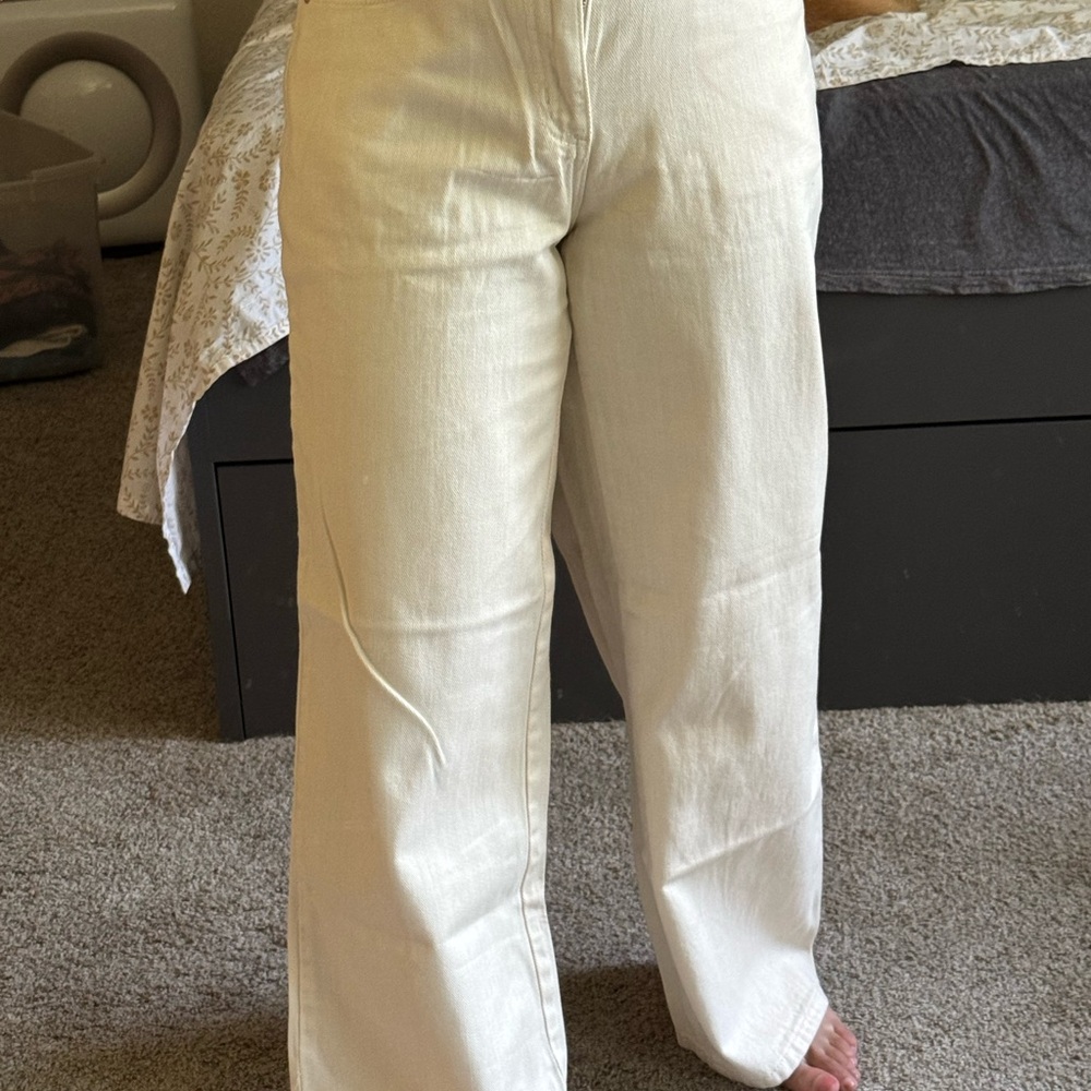 Women's Cream Jeans